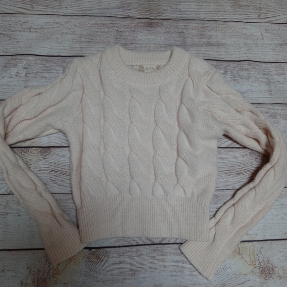 Altar'd State Cream Chunky Crop Sweater - Picture 4 of 6
